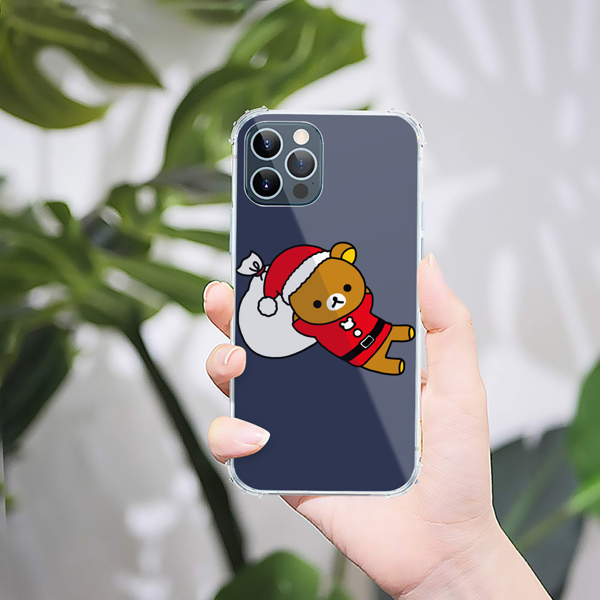 （画像用） リラックマ リラックマ キイロイトリ Rilakkuma Korilakkuma Kiiroitori 【iPhone 12シリーズ対応】透明スマホケース（クリアソフトケース）